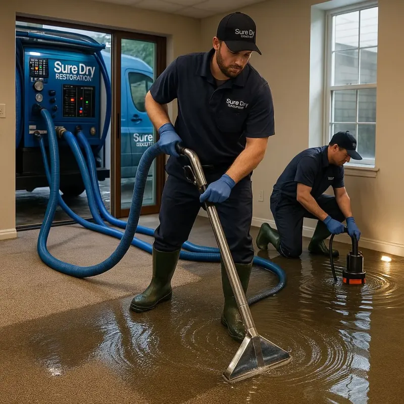 Water Extraction and Removal process in Woodcliff Lake, NJ